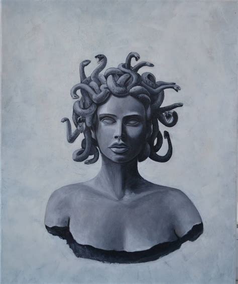 Medusa Gorgon Painting by Alla Kyzymenko | Saatchi Art