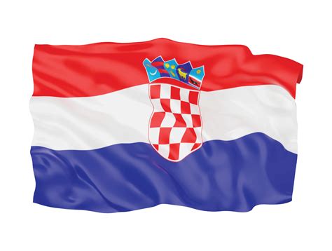 3d Croatia flag national sign symbol 16650673 Vector Art at Vecteezy