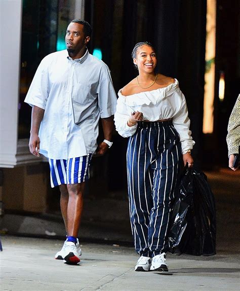 Sean “Diddy”Combs is spotted on a stroll with rumored new love interest Lori Harvey. (Photos by ...