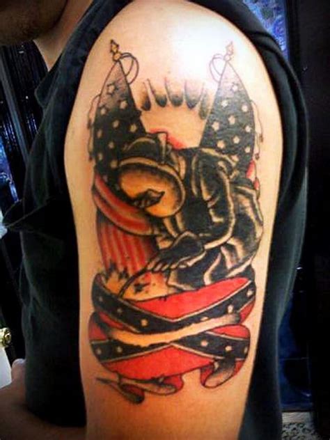 125+ Rebel Flag Tattoo with Amazing Design Ideas - Wild Tattoo Art