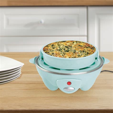 Btwd Electric 7 Egg Cooker with Auto Shut Off in Blue - Walmart.com