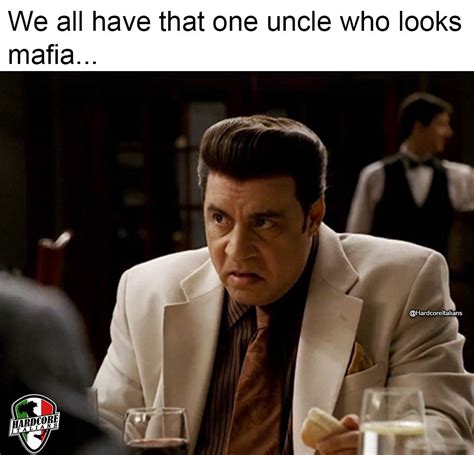 We all have that one uncle who looks Mafia | Funny italian memes, Italian memes, Italian humor