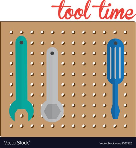 Tool time Royalty Free Vector Image - VectorStock