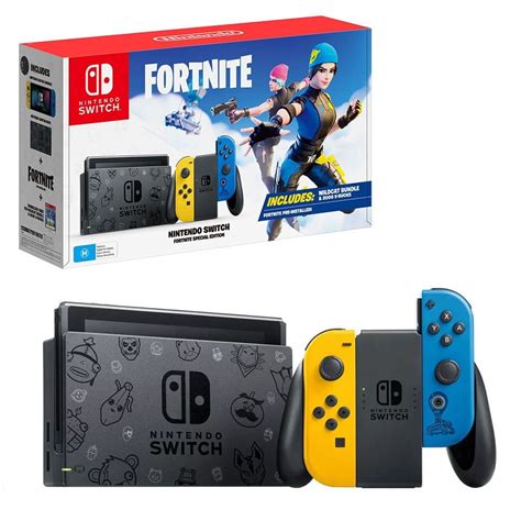 Nintendo Switch Console with Fortnite Wildcat Game Bundle - Walmart.com