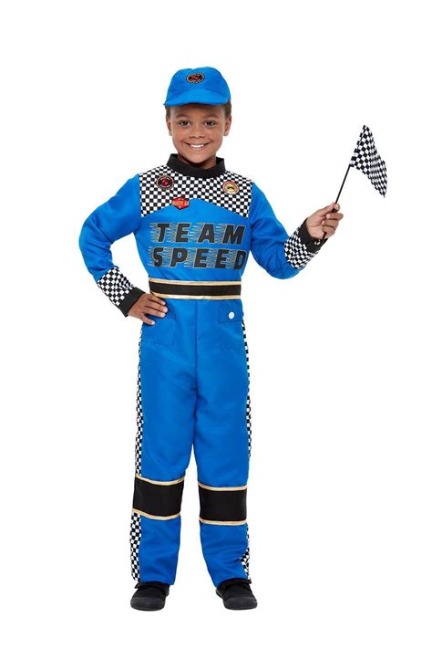 Kids Racing Car Driver Costume