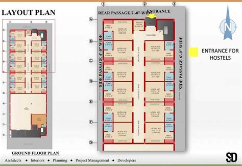 HugeDomains.com | Hotel floor plan, Building design plan, Hostels design