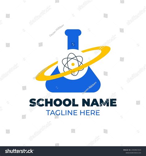 Hand Drawn High School Logo Design Stock Vector (Royalty Free ...