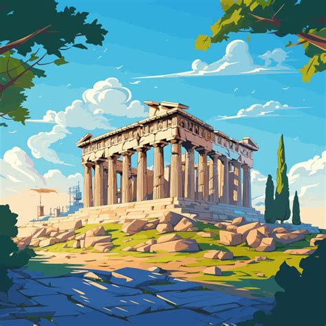 Acropolis Cartoon Stock Illustrations – 314 Acropolis Cartoon Stock ...