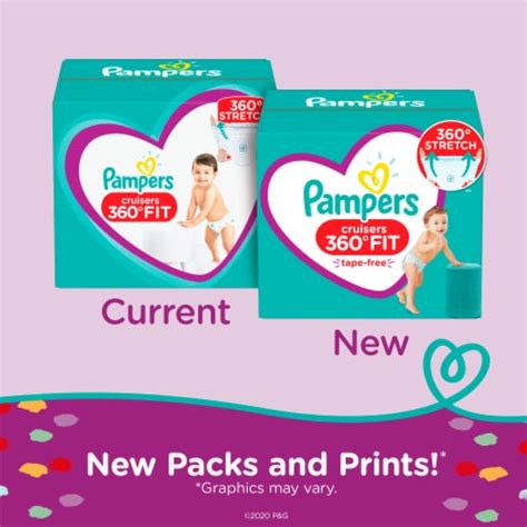 Pampers Cruisers 360 Fit Size 5 Baby Diapers, 52 ct - Kroger