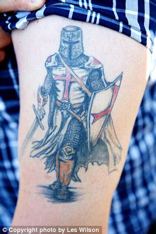 Image of Crusader knight was branded 'violent and partisan' by force | Daily Mail Online