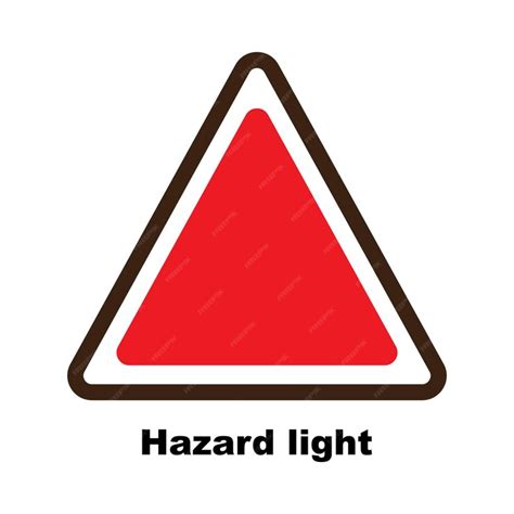 Premium Vector | Hazard light icon vector illustration symbol design