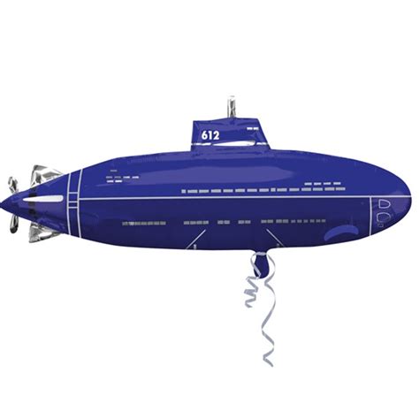 Submarine shaped foil balloon : Party Blowout Cumbernauld Glasgow