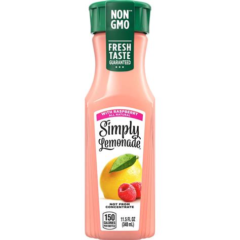 Simply Pink Lemonade Nutrition Facts | Besto Blog