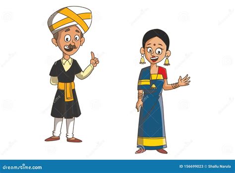 Culture Of Karnataka Cartoon Vector | CartoonDealer.com #39715113