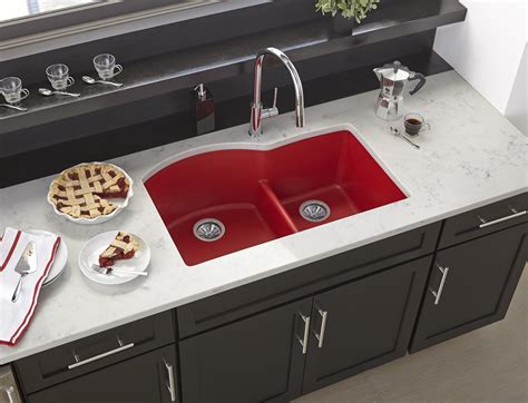 Elkay Quartz Luxe kitchen sinks are exceptionally tough, silky smooth to the touch, and features ...