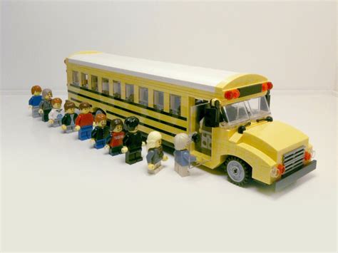 CUSTOM BUILD - 18 Passenger Lego Yellow School Bus [CC] | Yellow school ...