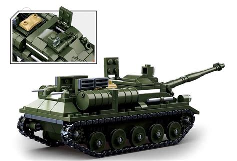 WW2 Soviet SU-85 Tank Destroyer — Brick Block Army