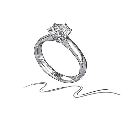 wedding ring, sketch, vector | Ring sketch, Wedding ring illustrations, Wedding ring drawing