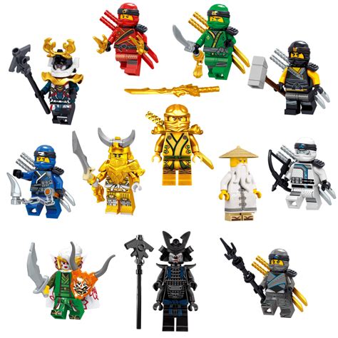 The Ultimate Golden Dragon Complete Set | The Last Battle with LEGO® Ninjago®12 MINIFIGURES ...