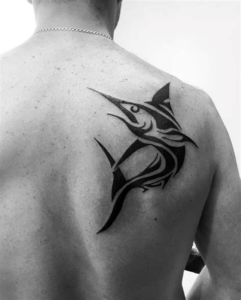 40 Swordfish Tattoo Designs For Men - Billfish Ink Ideas