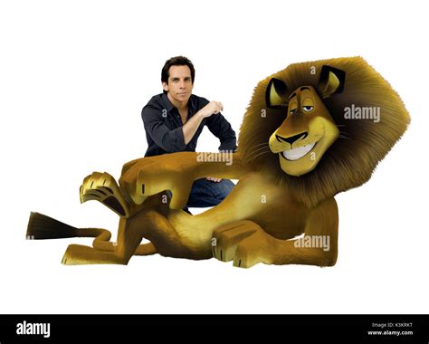 MADAGASCAR : ESCAPE 2 AFRICA BEN STILLER voices Alex / Lion Date: 2008 Stock Photo - Alamy