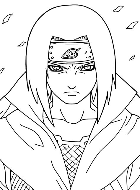 Uchiha Itachi Coloring Pages - Coloring Pages For Kids And Adults in 2024 | Coloring pages ...