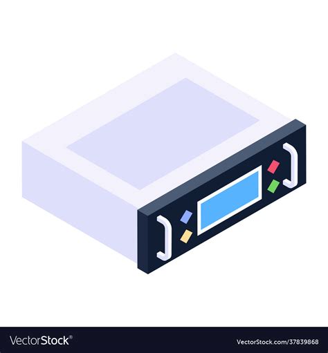 Server rack Royalty Free Vector Image - VectorStock