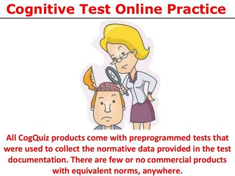 Cognitive Test Online Practice