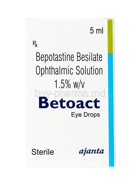 Buy Bepotastine 5ml Eye Drop Best Price Online