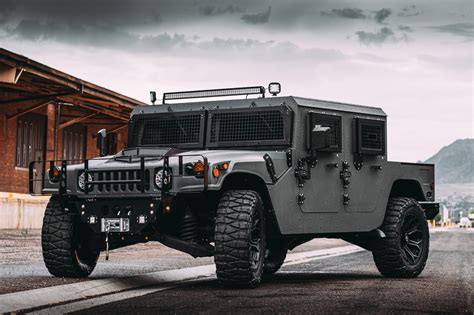 Armored Hummer H1 for Civilians like Humvee HMMWV — Plan B Trucks