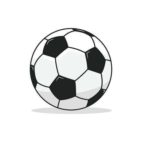 Vector isolated soccer ball illustration, sports football icon flat illustration 8909870 Vector ...