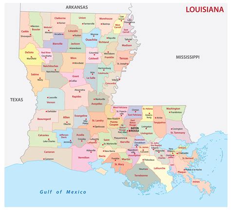 Map Of Southern Louisiana With Cities - Palm Beach Map