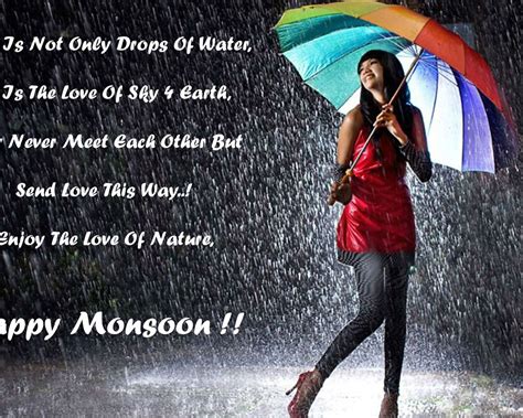 Happy Monsoon Season Quotes HD Wallpapers Desktop Background