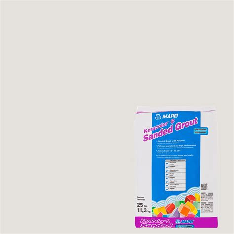 Mapei 00 White KeraColor Sanded Grout | Floor and Decor