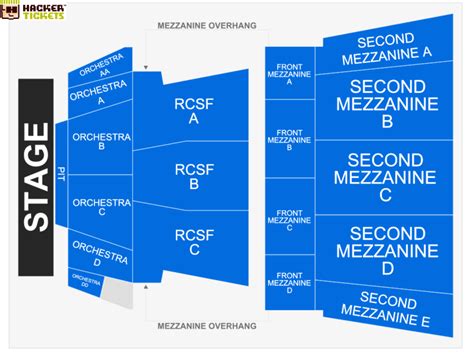 St George Theater Seating Plan | Elcho Table