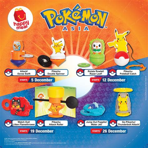 MCD HAPPY MEAL TOYS POKEMON ASIA | Shopee Malaysia