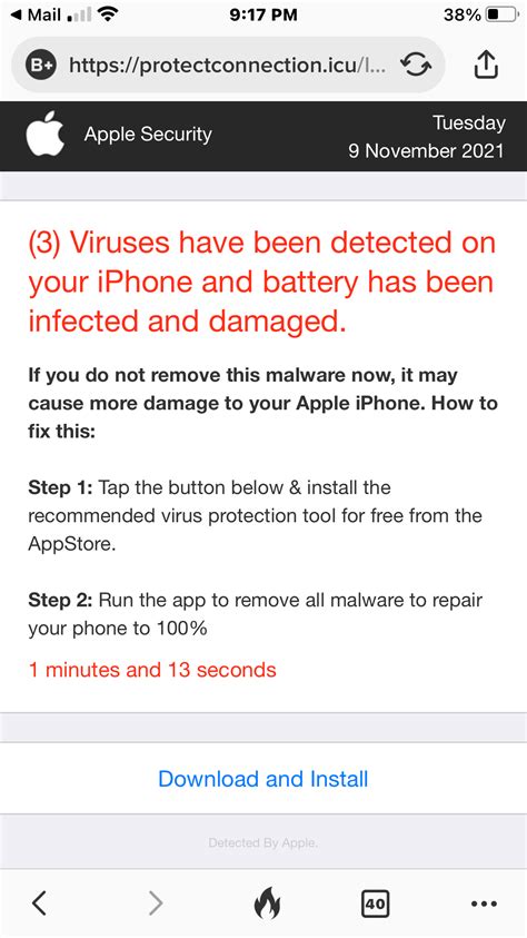 Fake pop up virus alert from Apple? - Apple Community