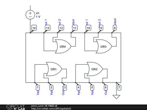 7432 Ic Circuit Diagram