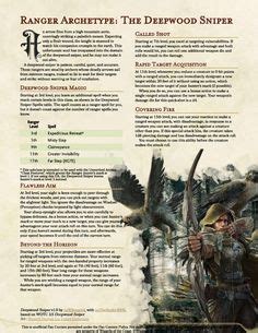 42 DnD Homebrew Ranger Subclasses ideas in 2024 | dnd classes, dnd 5e ...