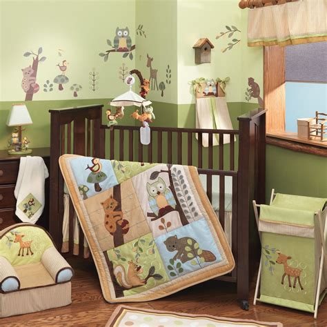 Lambs & Ivy Enchanted Forest 5pc Crib Bedding Set | Forest nursery ...
