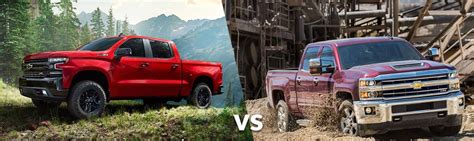 Chevy Silverado 1500 vs. Chevy Silverado 2500