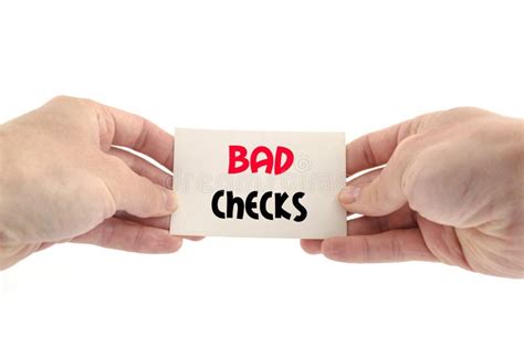 Bad checks text concept stock photo. Image of sign, checks - 90113172