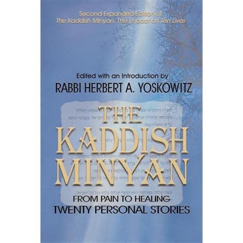 The Kaddish Minyan - By Rabbi Herbert A Yoskowitz (paperback) : Target