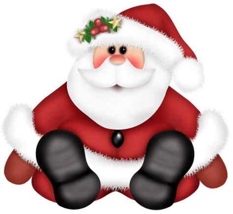 Cute Santa Claus PNG Clipart | Christmas clipart free, Christmas ...