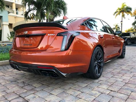 2022 Cadillac CT5-V Blackwing in Blaze Orange Metallic | Cadillac V ...