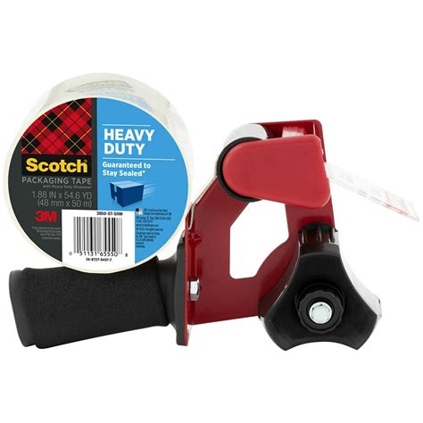 Scotch 2" Handheld Packing Tape Dispenser, Red (MMMST181) | Quill.com