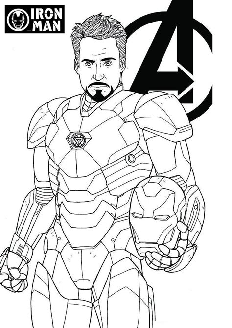 Avenger Coloring Pages Printable