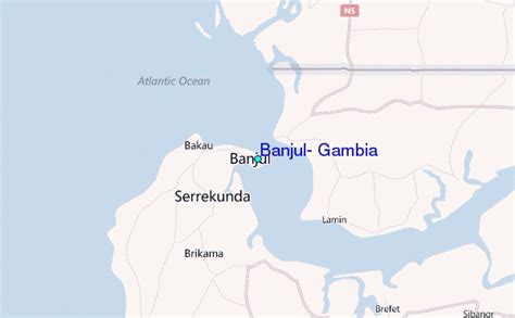 Banjul, Gambia Tide Station Location Guide