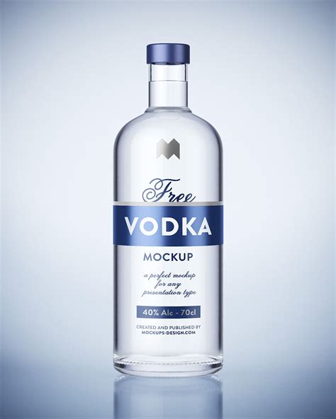 Vodka Bottle PSD Mockup Download Free | DesignHooks