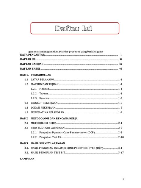 Daftar Isi+ | PDF